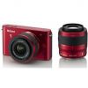 Nikon 1 J1 + 10-30 mm + 30-110mm red