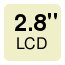 2,8 LCD